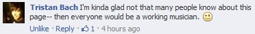 Tristan Bach Facebook Testimonial Tristan Bach Facebook Testimonial