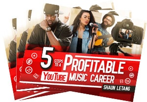 gratis Ebook 5 steg till en lönsam Youtube musikkarriär ebook Sidebar